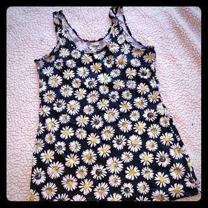 Daisy Pattern Tank Top